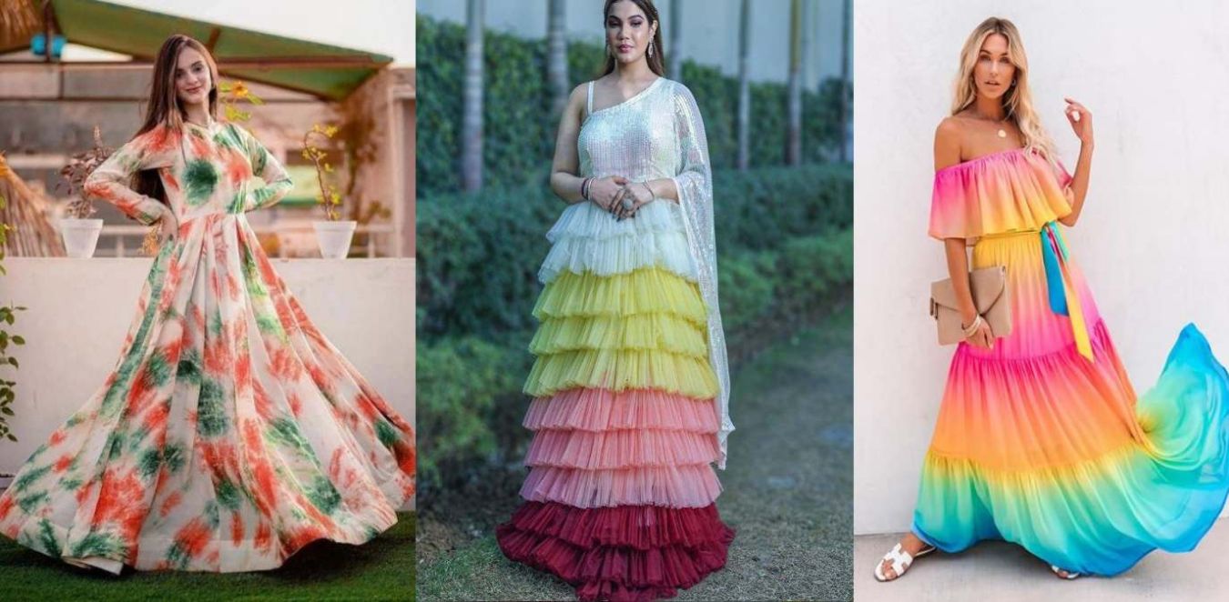 12 Whimsical Rainbow Wedding Dress Ideas by Nearme